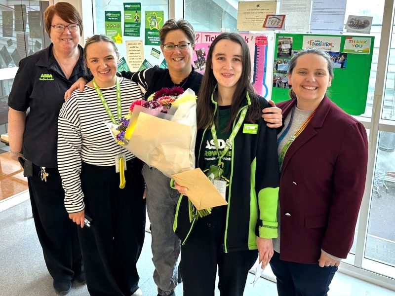 Asda has hired its first permanent employees with learning difficulties at its Queensferry branch, following a successful new internship.