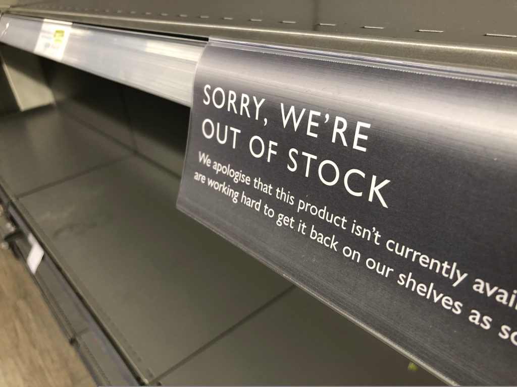 The British Retail Consortium is warning the British public not to bulk-buy food as a new campaign from the government urges Britons to stockpile grocery essentials.