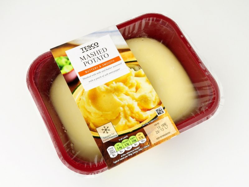 Tesco mashed potato