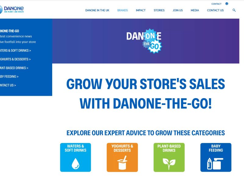 Danone website