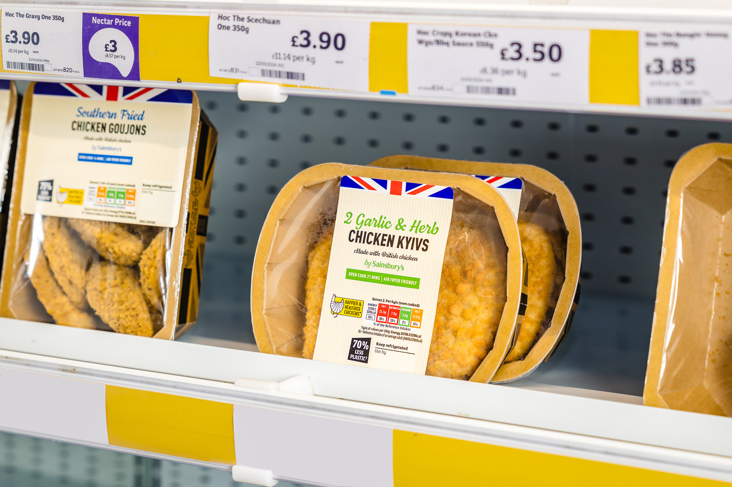 Sainsbury's cardboard packaging