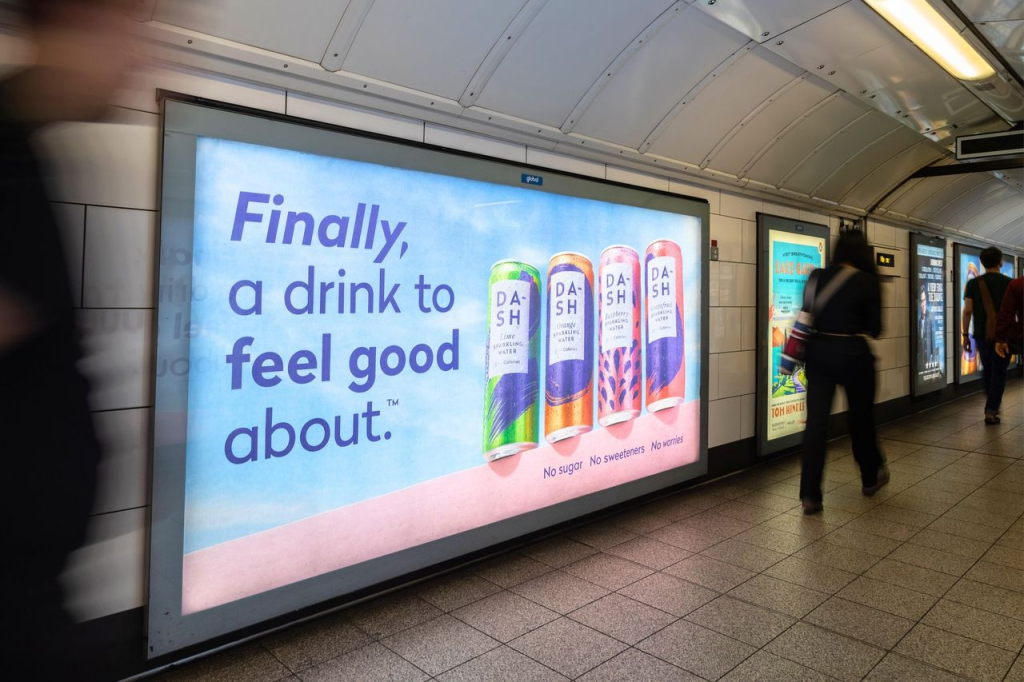 Dash has launched its biggest out-of-home campaign to date, as it aims to educate consumers "that you don’t need sweeteners or sugar to make a great-tasting drink".