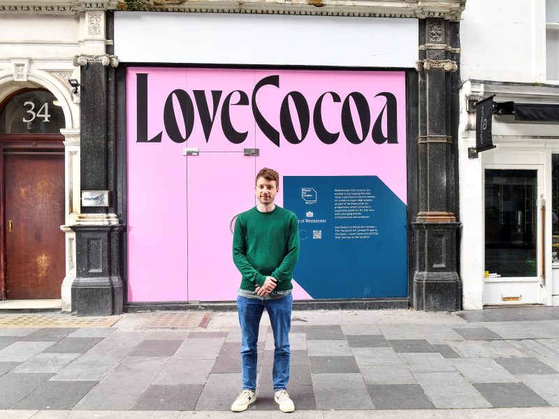 Love Cocoa owner James Cadbury