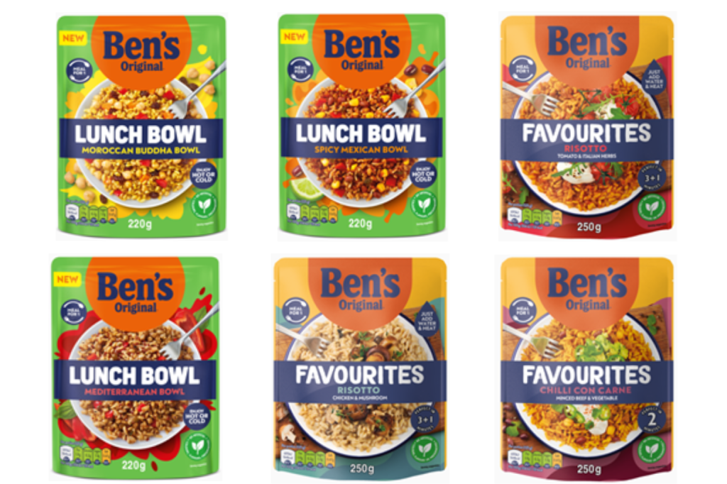 Mars brand Ben's new cupboard meals