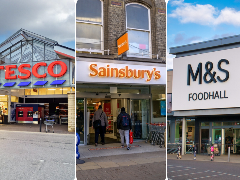 Tesco, Sainsbury's and Marks and Spencer's are some of the UK high street shops under fire from shareholders over failing to pay all their staff a real living wage. 