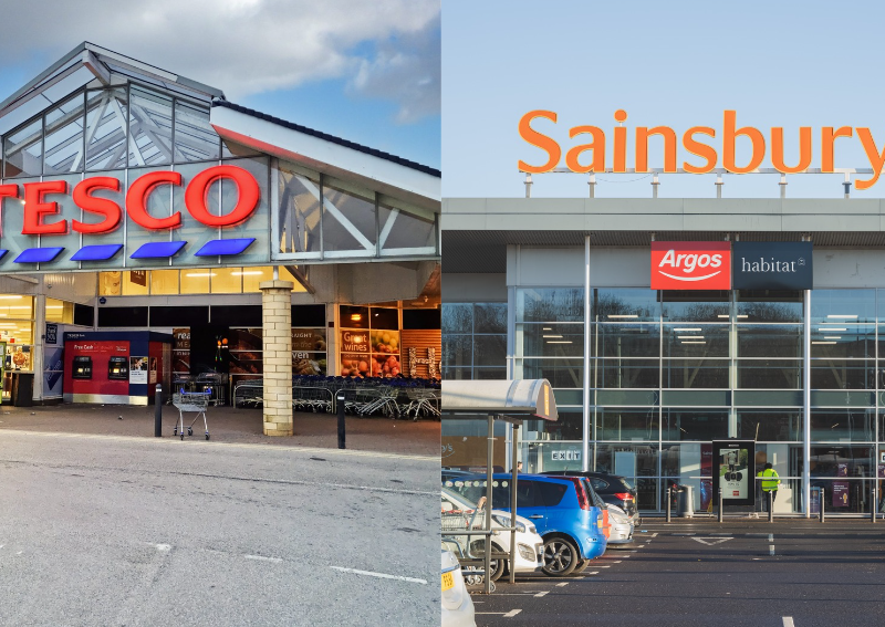 Tesco x Sainsbury's
