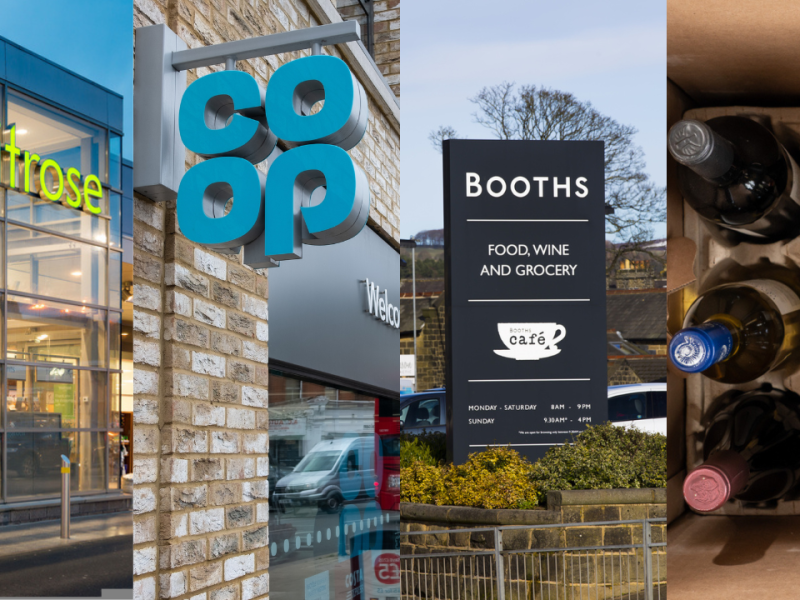 Waitrose, Co-op, Booths, Naked Wines