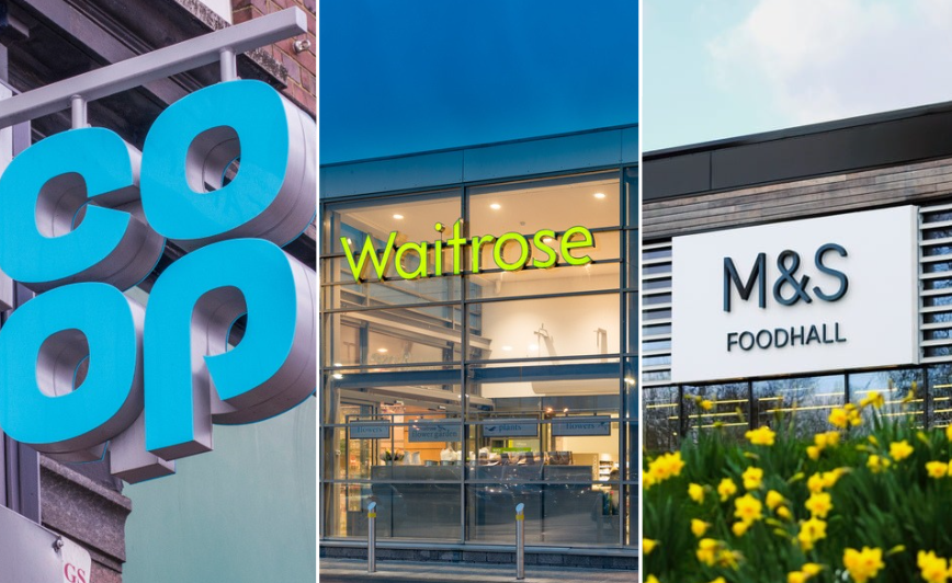 Grocers Co-op, Waitrose and M&S