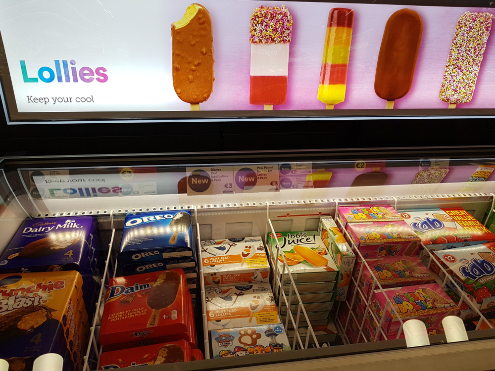 Ice creams and lollies