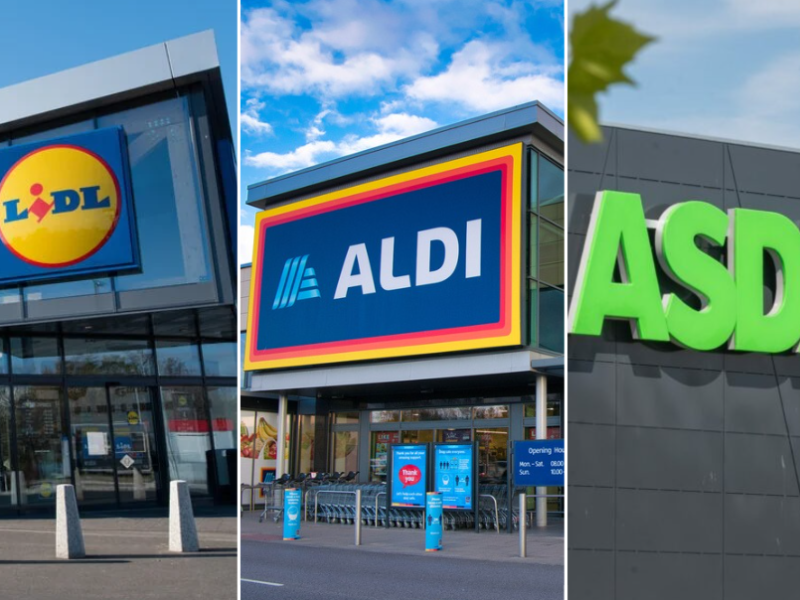 supermarkets Lidl x Aldi x Asda
