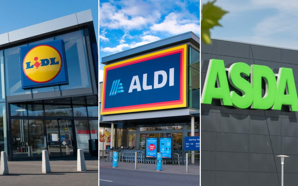 supermarkets Lidl x Aldi x Asda
