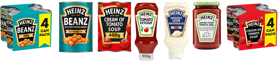 Sainsbury's has slashed the price of 185 Heinz essential products in a new promotional campaign.