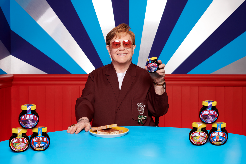 Marmite has teamed up with globally renowned pop-star Elton John for a limited edition jar to raise awareness for the Elton John AIDS Foundation.