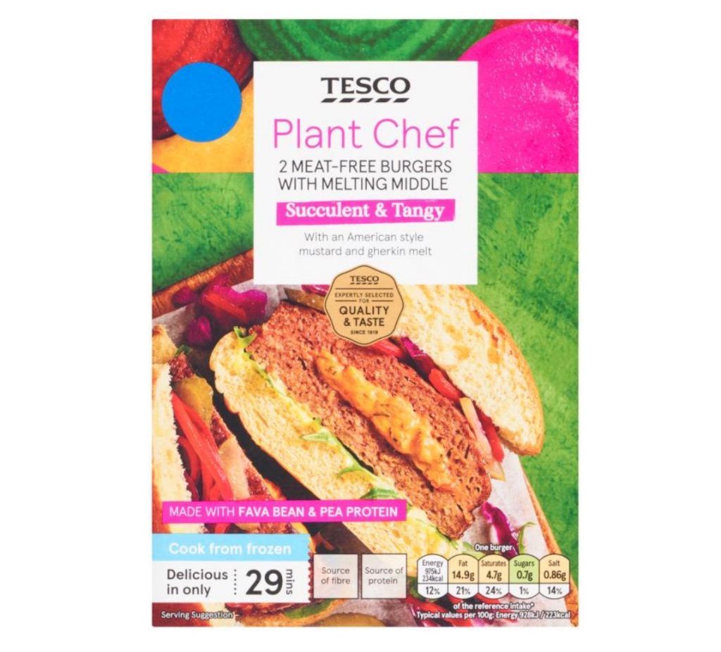 Tesco has recalled its own-brand “melt in the middle” meat-free burgers burgers over fears they might be too hot.