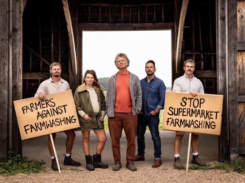 Farmers against Farmwashing campaigners