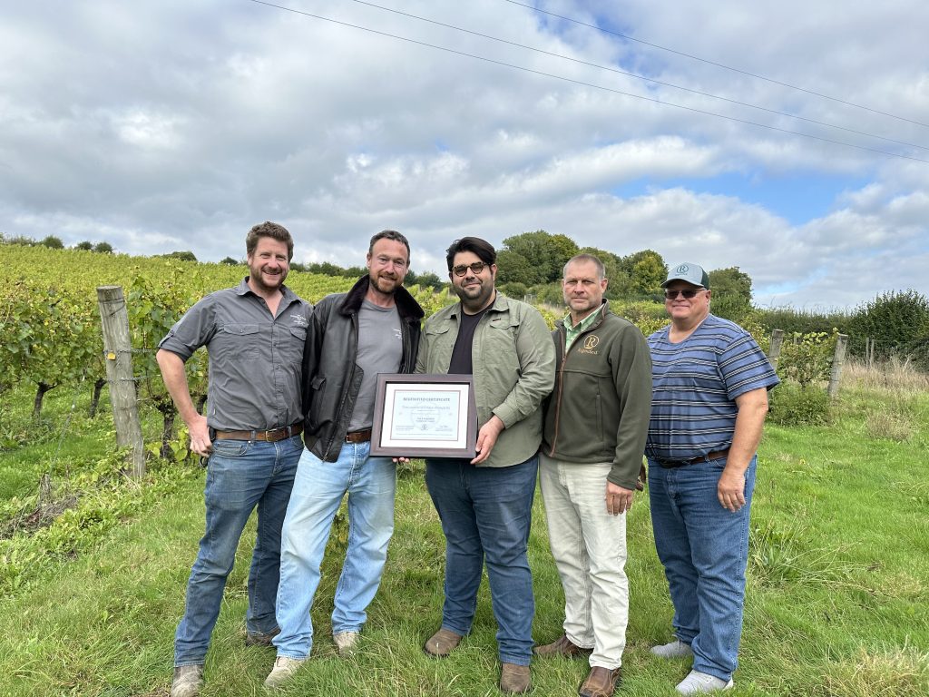 Waitrose's orchards and vineyards have been granted a regenerative agricultural certification, at the supermarket ramps up its commitment to sustainability. 