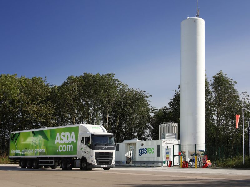 Asda is investing in two new bio-LNG refuelling stations in a bid to reduce its wider carbon emissions.