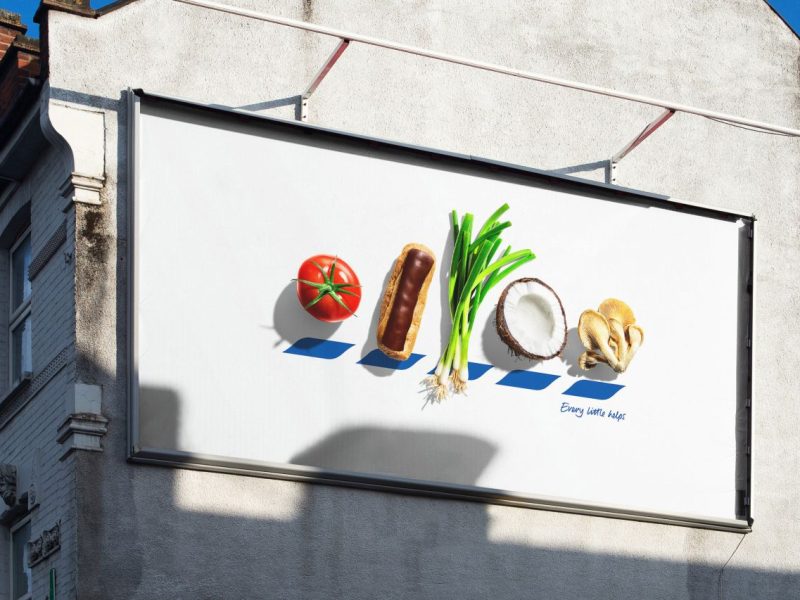 Tesco is showcasing the quality of its products in a new campaign that redesigns its logo with everyday grocery items from customers' weekly shop.