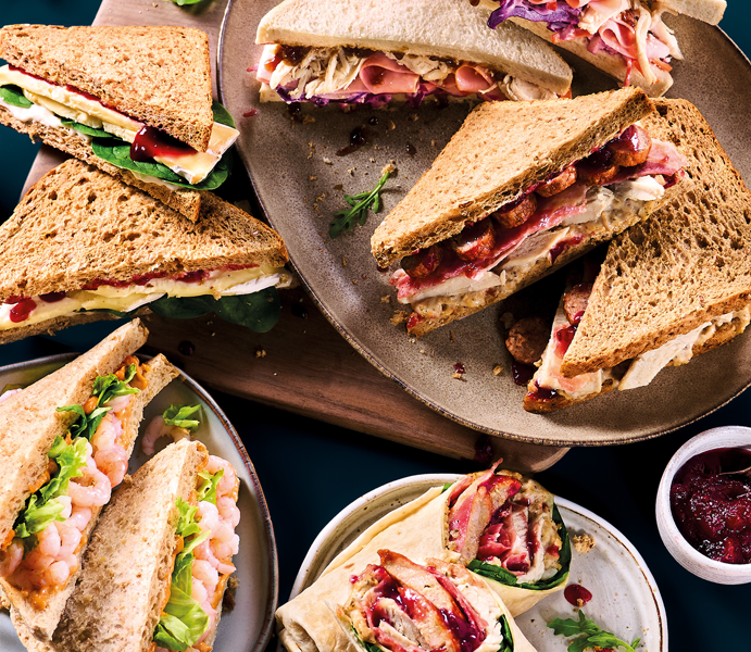 Asda Christmas sandwiches