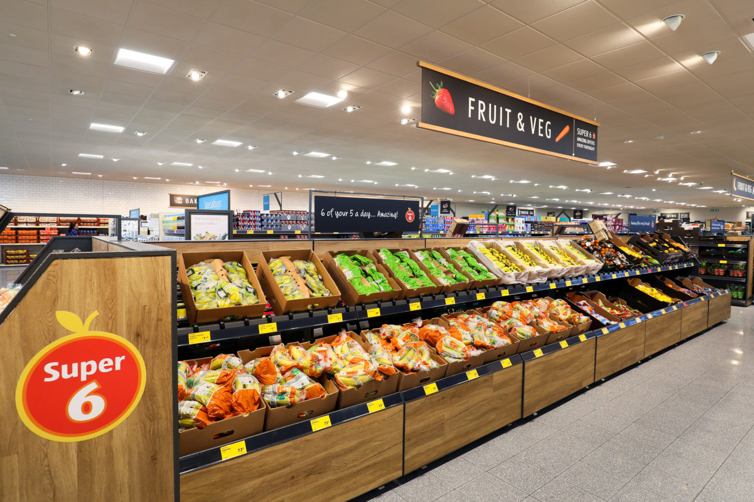 Aldi fruit and veg