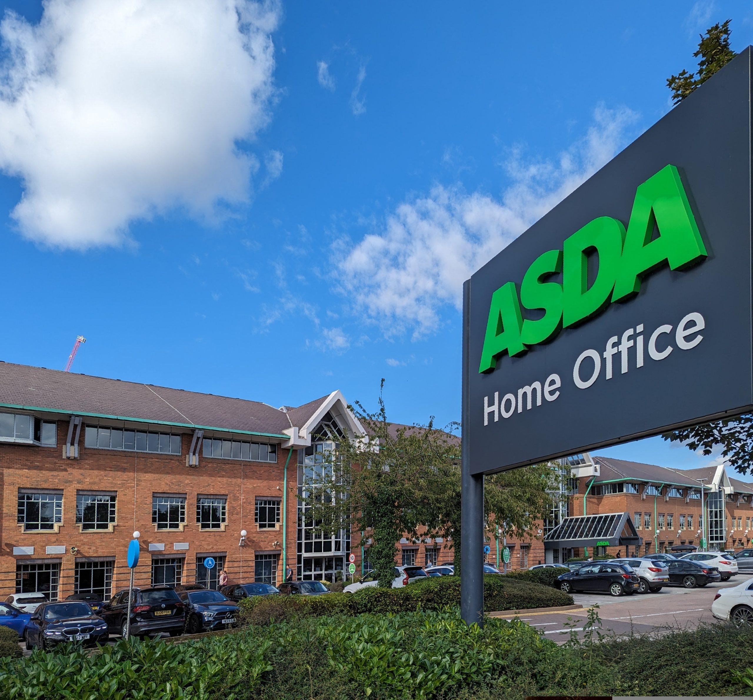 Asda head office - Asda has denied claims about receiving "thousands" of complaints about its facial recognition, instead claiming it has only received 89.