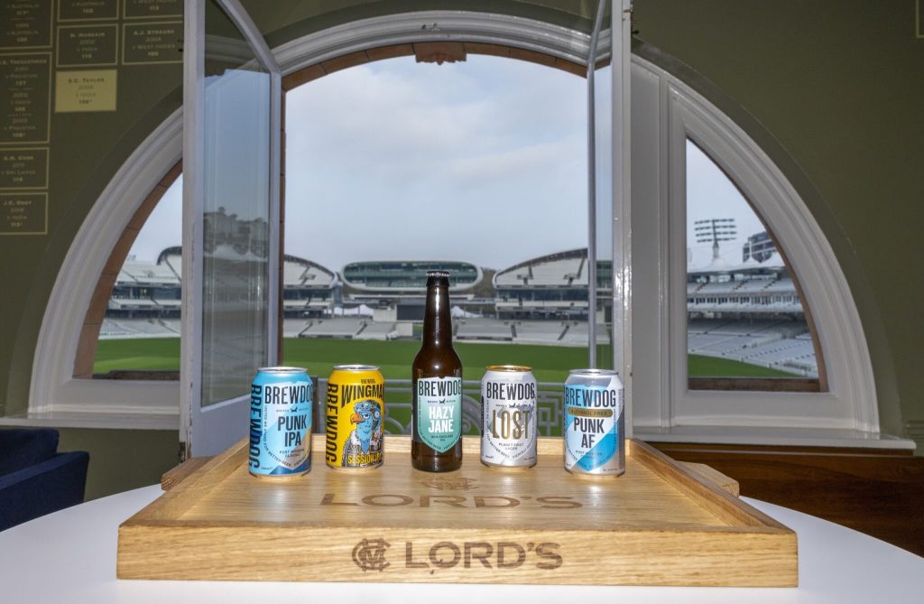 Brewdog has teamed with Marylebone Cricket Club (MCC) to become the official craft beer brand of the Lord's Cricket Ground. 