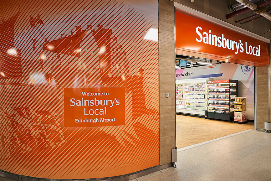 Sainsbury's airport