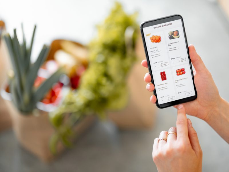 Online grocery shopping
