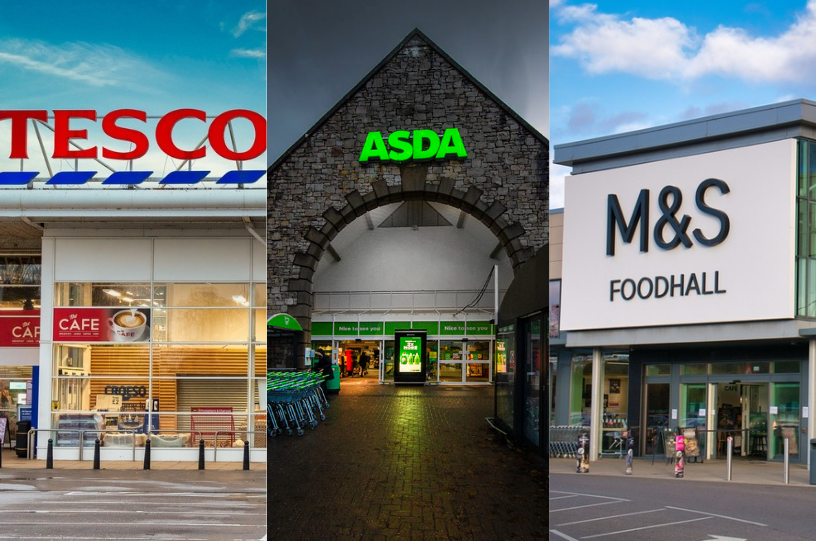 Tesco x Asda x M&S