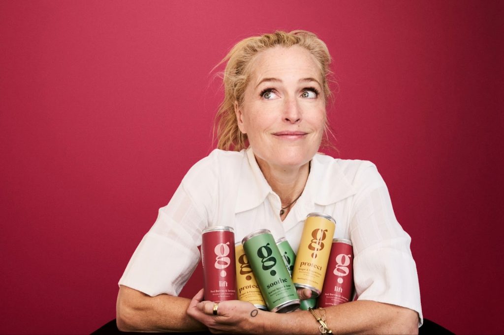 Gillian Anderson's G Spot drinks brand
