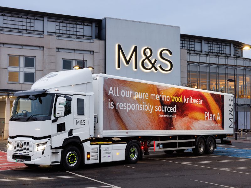 M&S low carbon truck