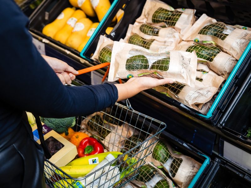 Sainsbury's avocado packaging