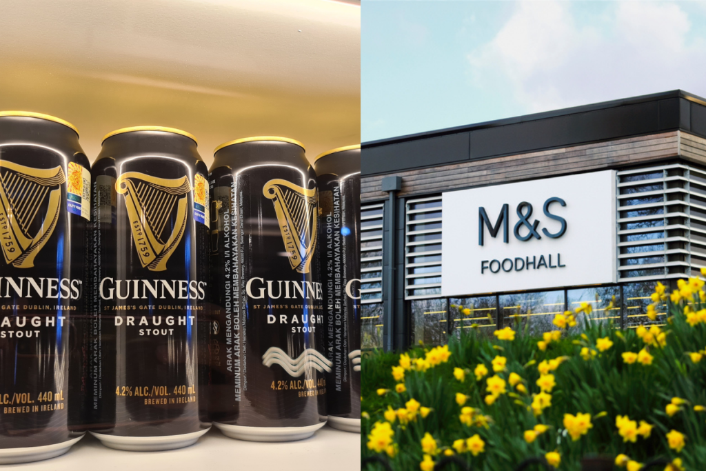 Diageo and M&S have been named as two of the top grocery and food businesses for the appointment of women in leadership roles within the UK.