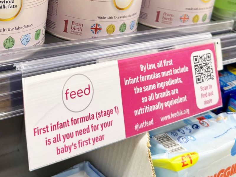 Iceland infant formula labels