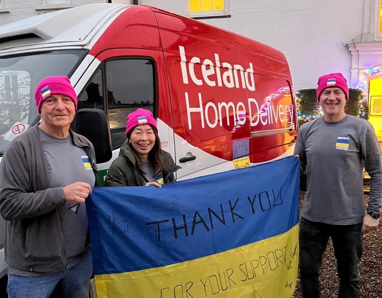 Iceland delivery van