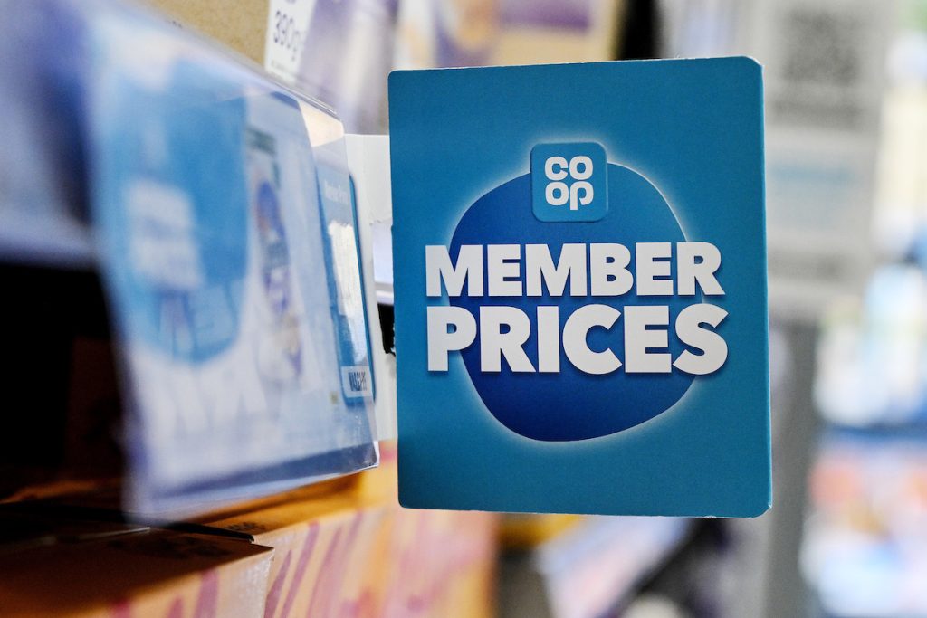 Co-op member prices