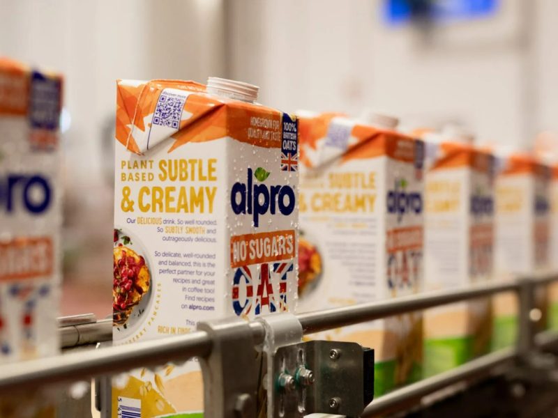 Alpro has launched a multi-million-pound investment in the UK, as it switches to 100% British oats.