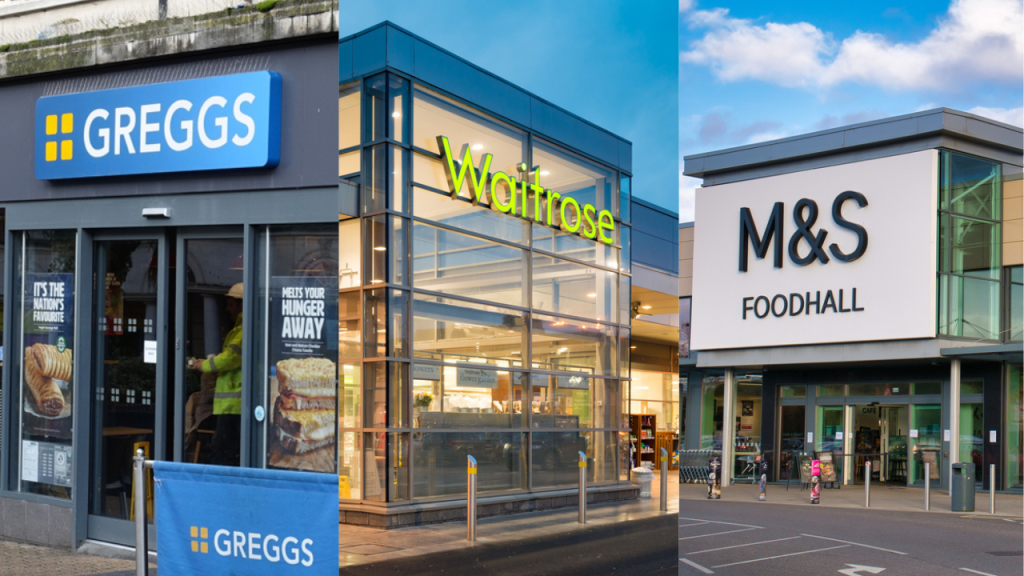 Greggs x Waitrose x M&S - re animal welfare