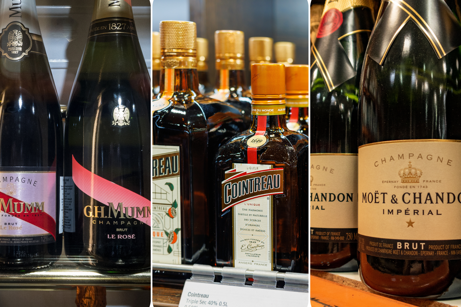 European wine giants have seen their shares fall following threats from the US of a 200% levy on alcohol imports.