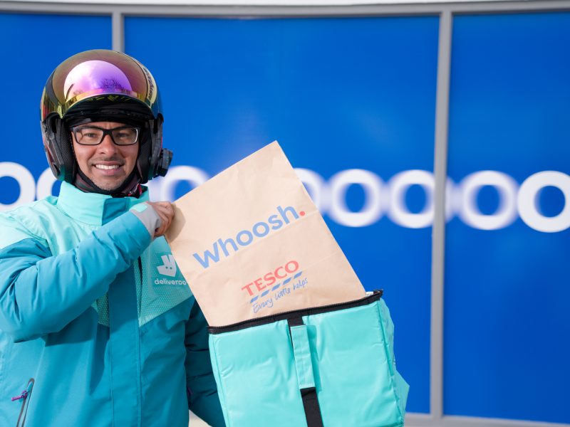 Deliveroo x Tesco Whoosh