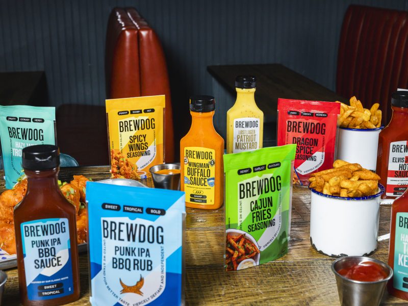 Brewdog is venturing into the sauces and seasoning sector with the launch of its new BrewDog Kitchen.