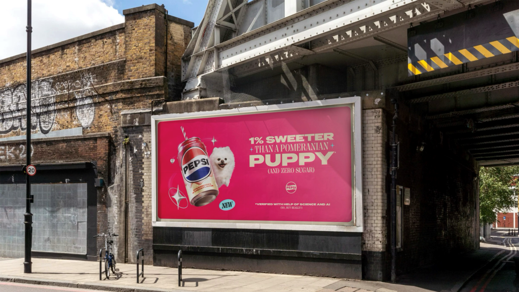 Pepsi has launched its new 'The Sweetest' campaign, asking fans to use an artificial intelligence (AI) system to test its two new zero sugar Strawberries ‘N’ Cream and Cream Soda flavours.
