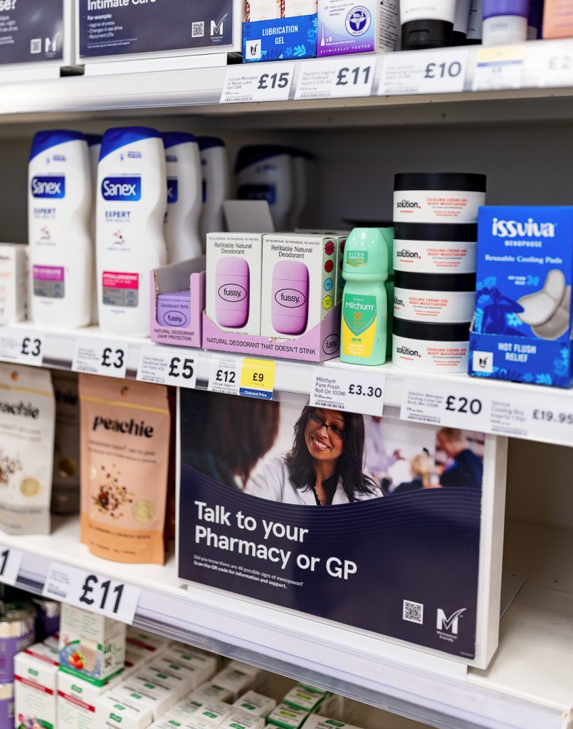 Tesco menopause-friendly bay