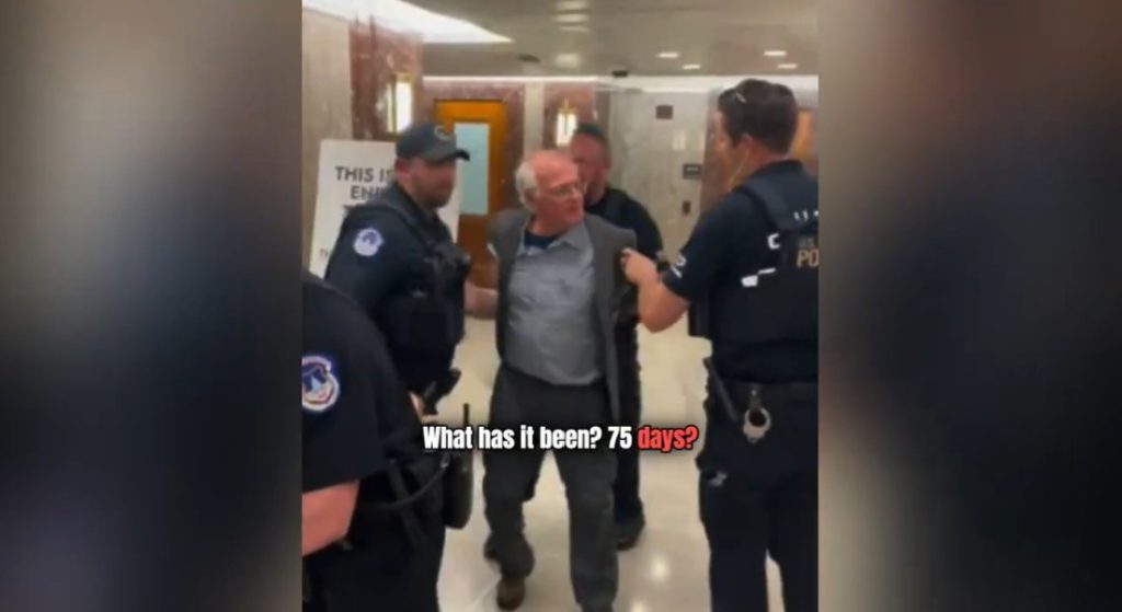 Ben & Jerry's co-founder Ben Cohen has been arrested in Washington DC after staging a protest during a US Senate hearing to call attention to the humanitarian crisis in Gaza.