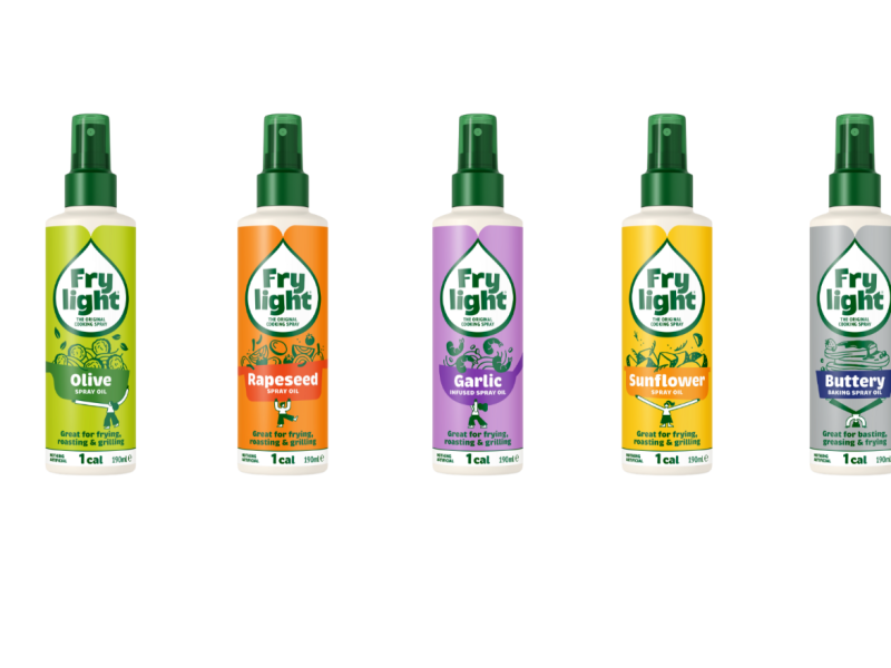 Spray oil brand Frylight is rolling out a complete rebrand and packaging refresh across its range, with the new look set to hit supermarket shelves from mid-July.