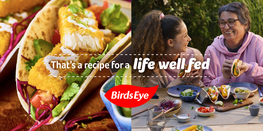 Birds Eye has kicked off a major new campaign, That’s a Recipe for a Life Well Fed, positioning frozen food as a nutritious and sustainable choice for family mealtimes.