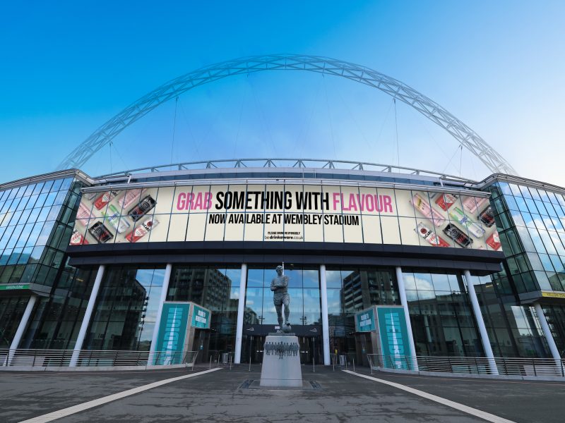 Coca-Cola Europacific Partners (CCEP) has signed a landmark five-year agreement with Wembley Stadium Connected by EE, becoming the venue’s exclusive alcohol ready-to-drink (ARTD) supplier.